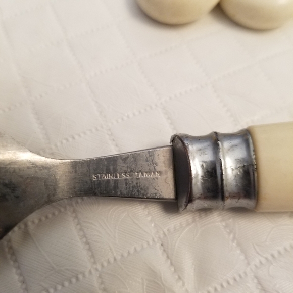 Bakelite Art Deco Large Spoon Butterscotch Stainless Taiwan Lot Of 15 See Photos - Picture 4 of 6